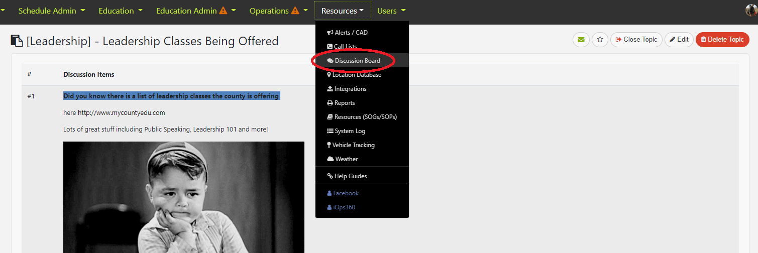 iOps360 Discussion Board / Forum